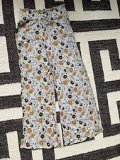 Urban Outfitters 70’s Style Wide Flower Thin Lounge Beach Trousers Size S/M
