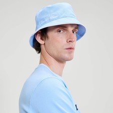 Ellesse Retro Bucket Hat 'Live Forever' Britpop Festival Hat Light Blue