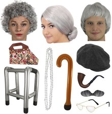 GRANNY GRANDAD FANCY DRESS OLD