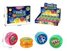 Kids Party Filler​ LED Light-Up Yo-Yo Toy Plastic Clutch Mechanism Trick YoYo