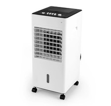 Beldray Portable Air Cooler Cool Fan 6L 3 Settings Ioniser & Swing Function 65W