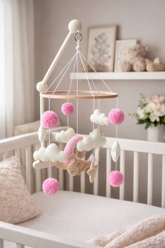 Baby bunny cot nursery decor - bunny,