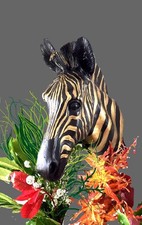Zebra Head Bust Interior