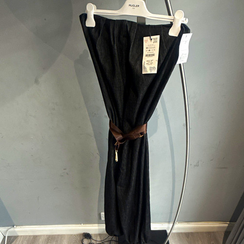 Zara womens black denim - zara,