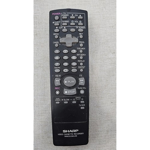 Sharp rrmcg1236ajsb vcr remote - sharp,