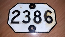 Original GREAT EASTERN RAILWAY BRIDGE PLATE 2386 ex WENDLING / DEREHAM, NORFOLK
