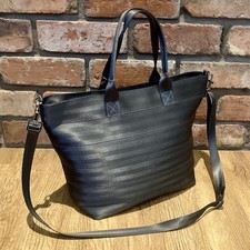 NEW Harveys Seatbelt Bag Grey Messenger Tote Crossbody Strap 16x11”