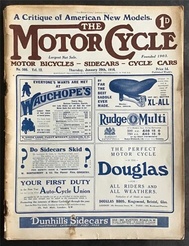The motor cycle magazine - the,