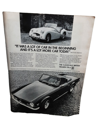 Vintage 1972 triumph tr6 - triumph,
