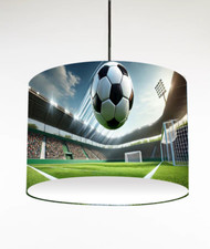 FOOTBALL soccer goal CEILING DRUM LIGHT SHADE / TABLE LAMPSHADE 3 SIZES