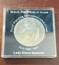 1981 Royal Mint Royal Wedding Commemorative Crown Orig Box