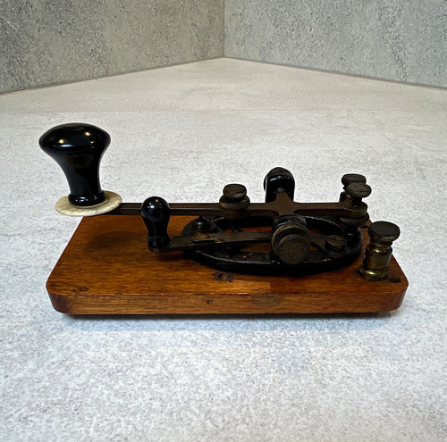 Vintage morse code key - code, on