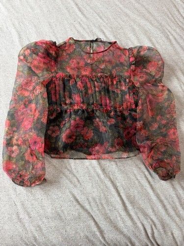 Zara women sheer - women’s, floral
