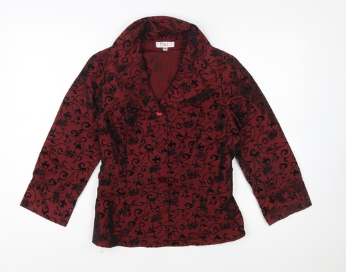 Puli womens red black floral - puli,