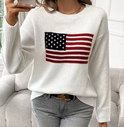 Usa flag polo - polo, jumper