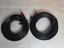 NAIM Speaker Cable NAC A4  (2 x 4.5m ) Black /  Part Terminated