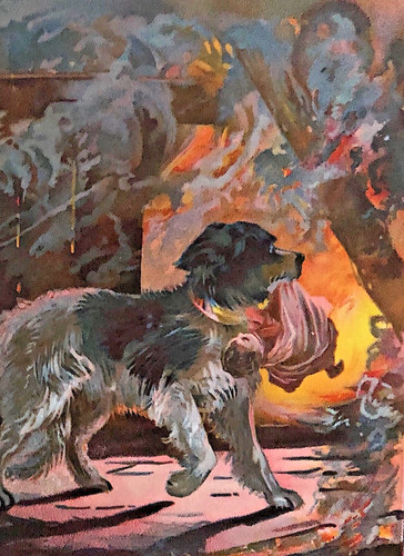 Dogs tales 1883 colour plates - dogs,