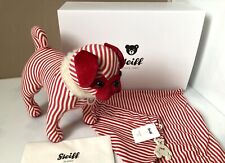 2011 STEIFF 035876 - PUG Mops - 30cm - Striped Red (Dog) - LIMITED EDITION 750
