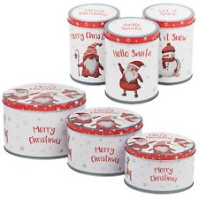 Christmas Santa Jars Storage