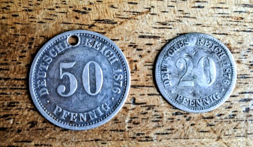 Antique german 1876 silver - german,