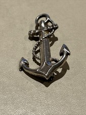 Stirling Silver Anchor Brooch