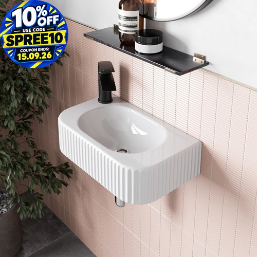 Bathroom wall hung - wall, basin