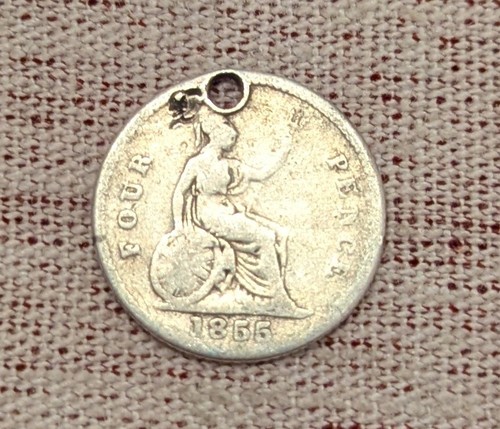 1855 britain four pence - 1855,