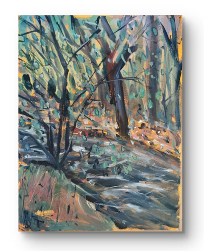 Original acrylic painting x - painting, 30