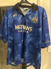 Newcastle asics mcewans lager 1993/1994 away shirt size xxl.