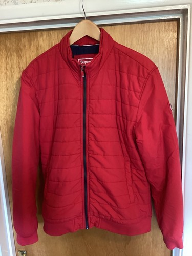 Superdry men red - red, puffer