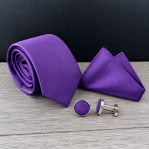 Tie and cufflink set - tie,