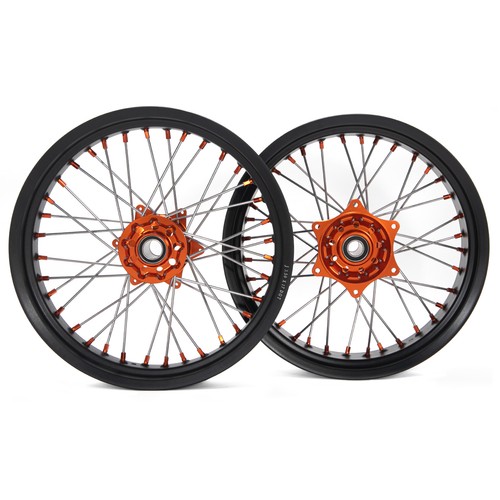 Supermoto spoked wheels - 17",