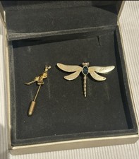 Vintage Cabouchon Dragonfly