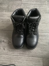 Arco Safety Boot PPE Size 39 Uk 8 Black Leader In Very Good Condition