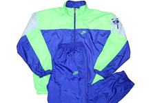 NIKE INTERNATIONAL 90'S VINTAGE FULL TRACKSUIT,TRACK TOP JACKET,SIZE:MEDIUM
