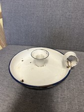 Vintage Enamel Candle Holder