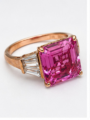 Statement ring african - statement, lilac