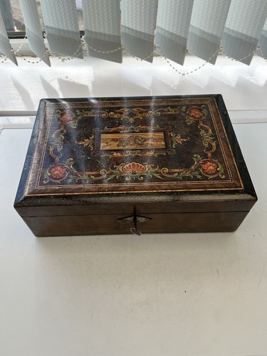 Vintage wooden writing slope - vintage,