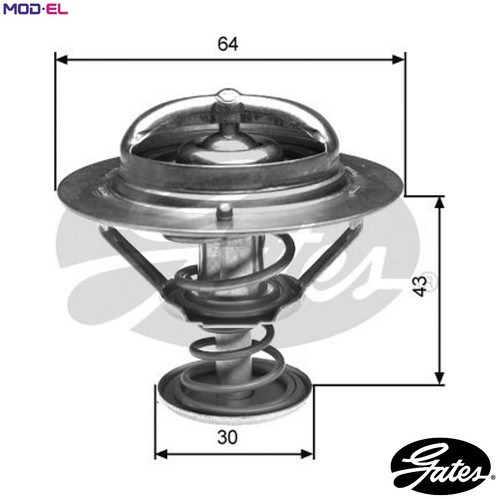 Thermostat coolant th27088g1 - thermostat,