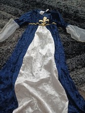 Tudor Queen Princess Fancy Dress Costume Age 5-6-7 Years Wicked