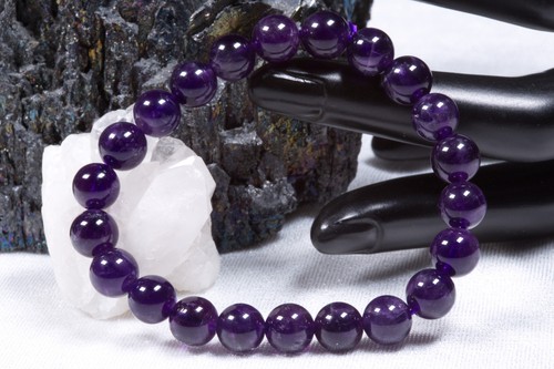 Gemstone bracelet amethyst - gemstone,