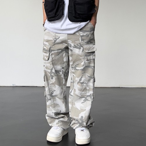 Men cargo pants camouflage - men,