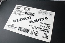 Wedico Sticker / Decal Sheet