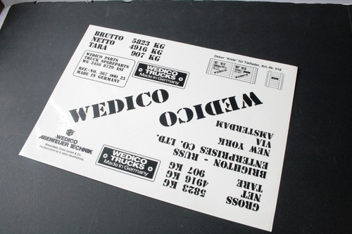 Wedico sticker decal sheet - sticker,
