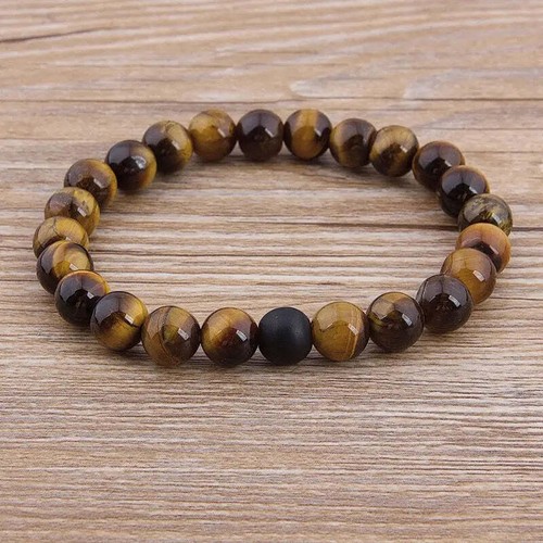 Unisex marble bead tiger - marble,