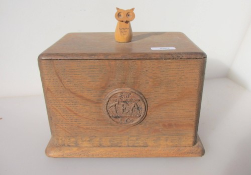 Vintage wooden tea caddy - vintage,