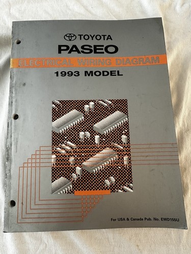 1993 toyota paseo shop service - paseo,