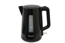 Philips 1.7L Electric Kettle 2200W Fast Boil Cordless Jug Black