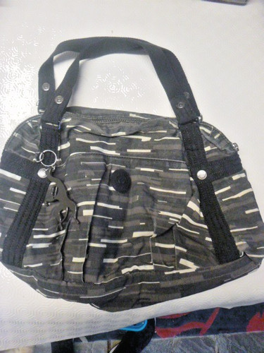 Kipling crossbody black white - kipling,