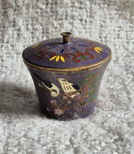Small chinese cloisonne enamel - small,